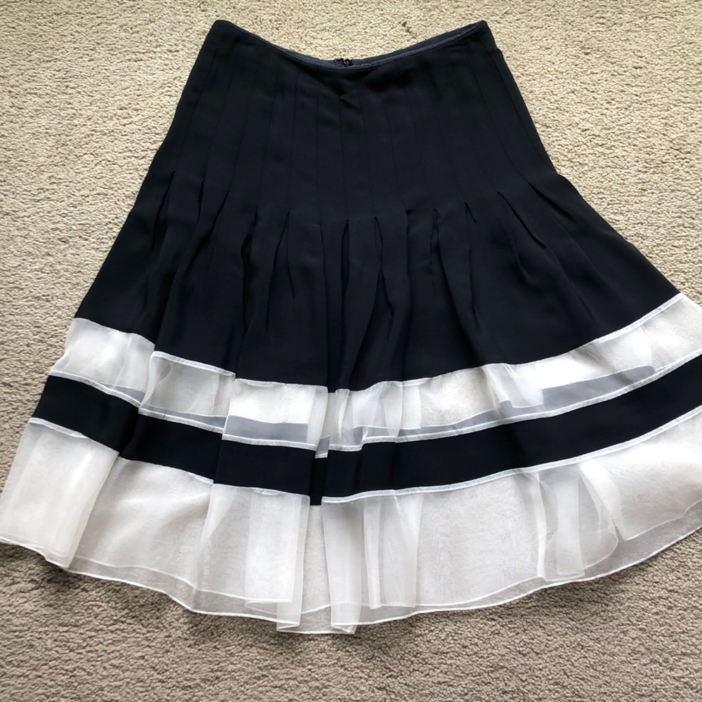Vintage Valentino black and chiffon shirt